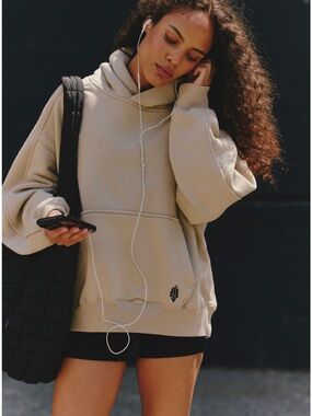 FP Movement CUT above Hoodie - pale taupe